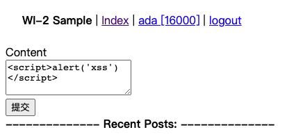 xss